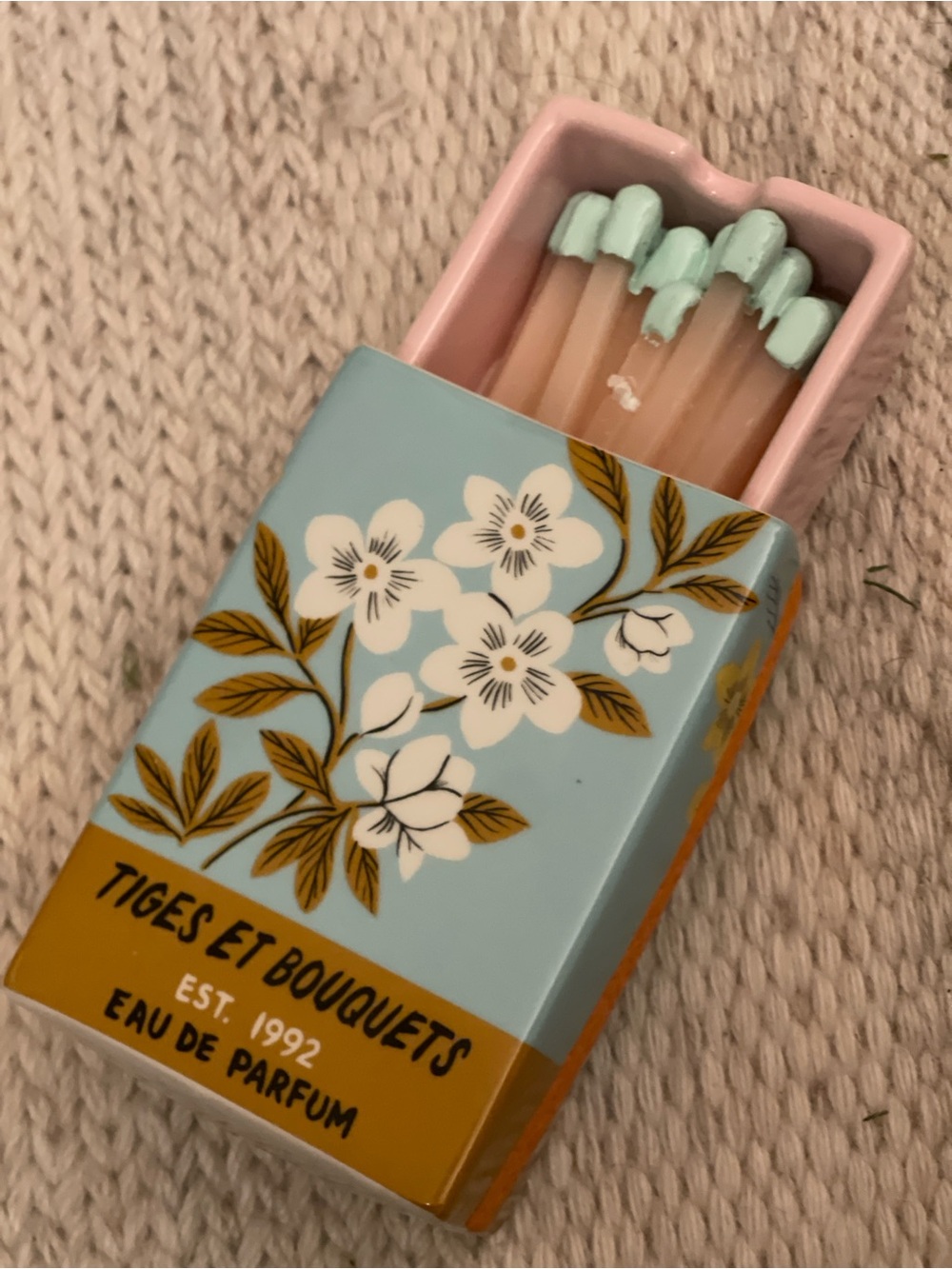 Matchbox Fresh Cotton Blossom & Neroli Ceramic Candle from Anthropologie - Picture 4 of 15